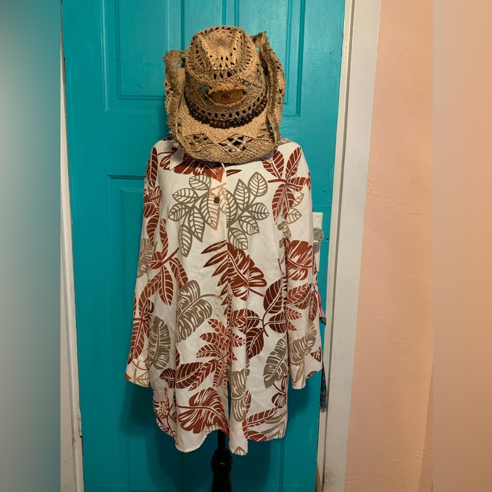 Alfred Dunner Hawaiian Vacation Shirt